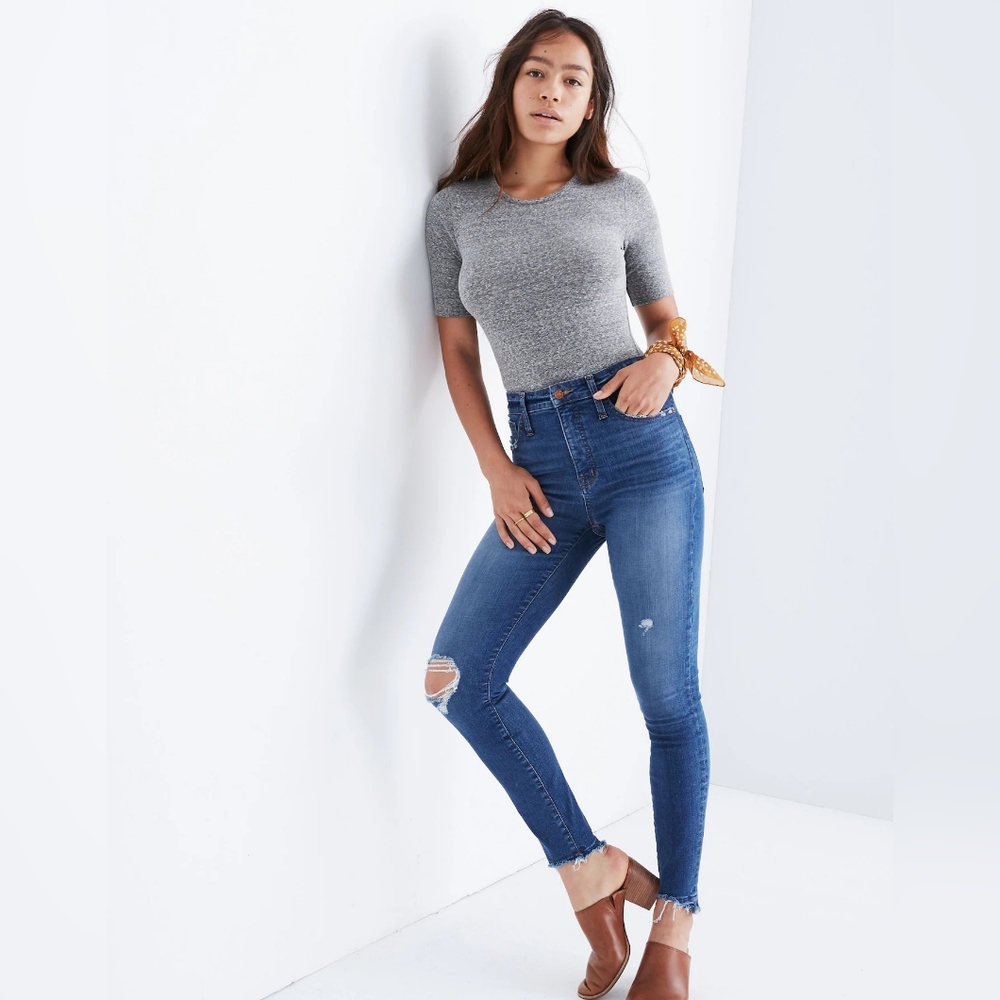 Madewell Curvy Skinny High Rise Jeans In 26